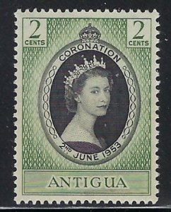 Antigua 106 MNH 1953 QEII Coronation (fe9307)