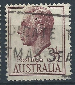 Australia 1951 - 3½d George VI - SG248 used