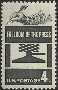 # 1119 MINT NEVER HINGED FREEDOM OF THE PRESS