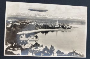 1929 Germany RPPC Real Picture postcard Cover To Herisau Graf Zeppelin LZ 127