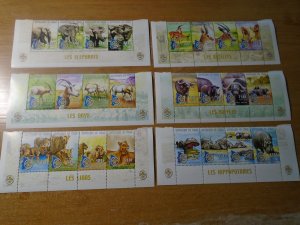 Chad  #  870-71/873-81  MNH