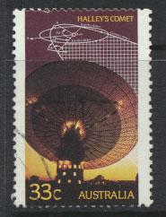 SG 1008 SC# 982   Fine Used  - Halley's Comet  Radio Telescope