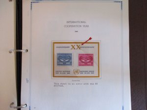 UN Collection White Ace Album - WDWPhilatelic (A1)