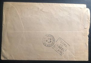1935 Surrey England Airmail Cover To Tanger Morocco British PO Postage Due