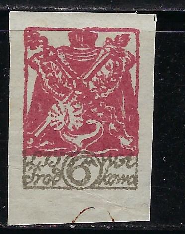 Central Lithuania Scott # 27, mint hr