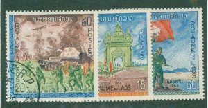 Laos 168-70 USED BIN $2.00