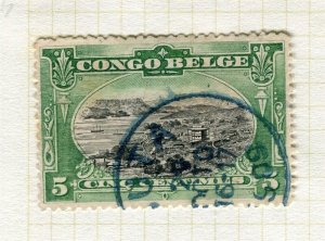 BELGIAN CONGO; 1900s early Pictorial issue fine used 5c. value