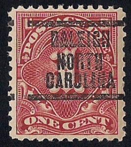 J61 1 cent CR Precancel Stamp Mint OG NH EGRADED VF 80