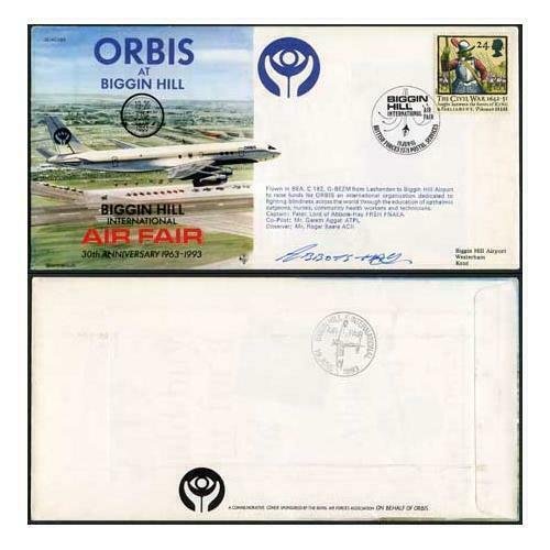 AC85b Orbis at Biggin Hill Pilot Signed