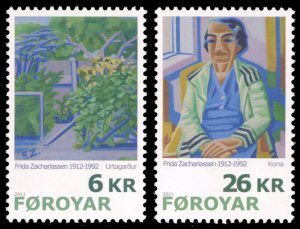 Faroe Islands 2011 Scott #558-559 Mint Never Hinged