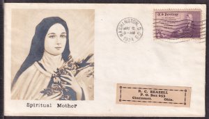 1934 Mothers of America Sc 737-40b FDC R. C. Beazell cachet CV $350 (DE