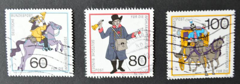 Germany Scott #B682-84, VF Used