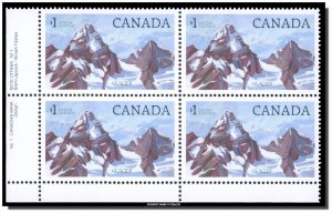 Canada - 934 PB  #1  LL MNH - Glacier National Park (1984) $1  CV 10.00$