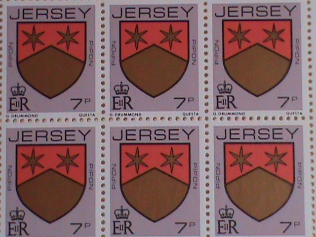 ​JERSEY STAMP:1981-COAST OF ARM MINT NOT HINGED SOUVENIR SHEET#2
