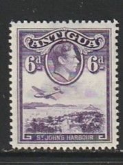 1938 Antigua - Sc 90 - MH VF - 1 single - George VI - St John's Harbour