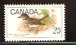 Canada #498 Hermit Thrush Single Mint NH