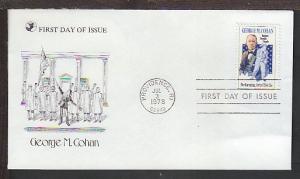 US 1756 George Cohen 1978 Readers Digest U/A FDC 