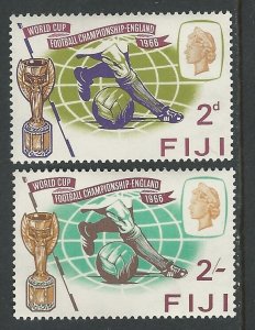 Fiji # 219-20   Soccer World Cup  (2)  Mint NH