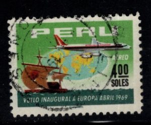 Peru  Scott C239 used Transport stamp