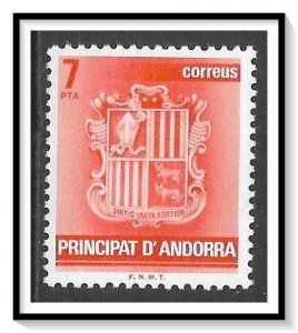 Andorra Spanish #136 Coat Of Arms MNH