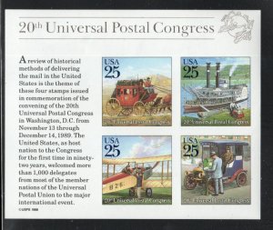 ALLY'S STAMPS US Scott #2438 25c Traditional Mail Delivery Mint, LH F/VF [F-17a]