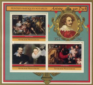 Madagascar 2015 SIR ANTHONY VAN DYCK Art Paintings Sheet Perforated Mint (NH)