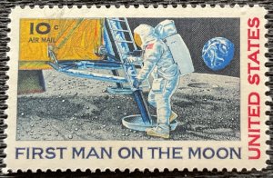US #C76 MNH Single First Man on the Moon SCV $.30 L23