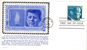 #1770 Robert F. Kennedy RFK – Carrollton Cachet SC22