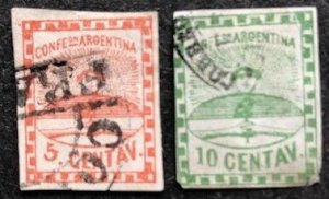 Argentina 4,4A Used