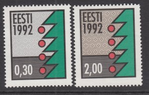 Estonia 235-236 MNH VF