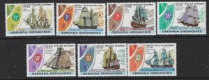 Grenada Grenadines 174-80 MNH 1976 American Bicentennial (fe1357)