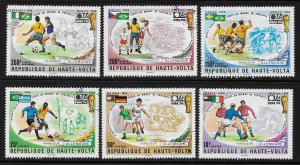 BURKINA FASO SC# 335-37 + C193-5  FVF/CTO 1974