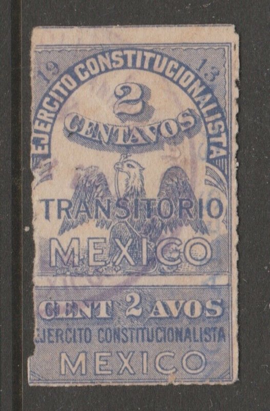 Mexico fiscal cinderella Revenue stamp- 8-21-b64 as seen