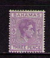 BAHAMAS Sc# 105 MH F King George VI cc