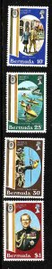 Bermuda-Sc#415-18- id9-unused NH set-Duke of Edinburgh's Awards-1981-