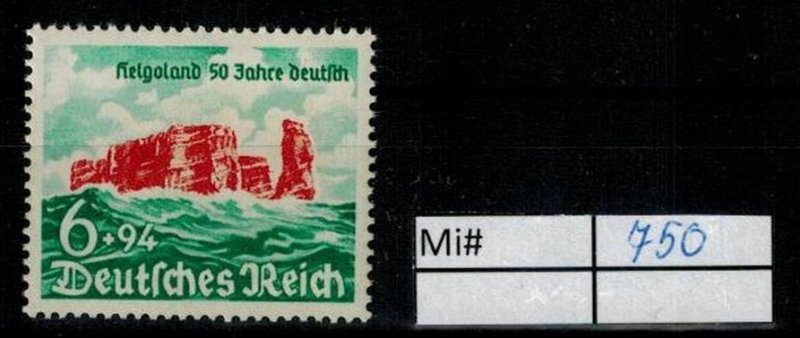 Deutschland Reich TR02 DR Mi 750 1938 Reich Postfrisch ** MNH