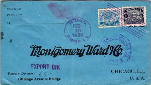 1920 Port Cortez Honduras Commercial Cover To Chicago Illinois IL USA