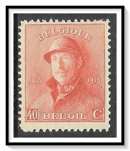 Belgium #132 King Albert MH