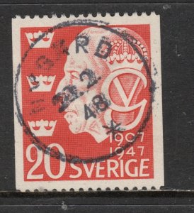 Sweden Scott#  387  single used