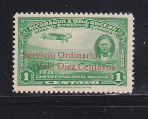 Nicaragua 688 Set MH Surcharge