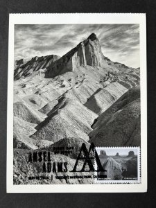 Ansel Adams 2024 FDC Maxicard Maximum Postcard Manly Beacon Death Valley Park