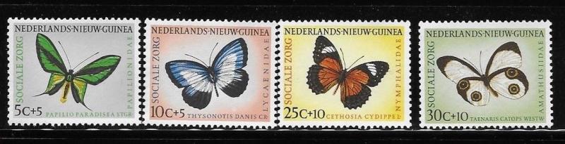 Netherlands New Guinea 1960 Butterflies Sc B23-6 MNH A961