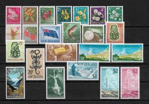 New Zealand Scott # 382-404 set VF-OG scv $ 68 ! nice colors ! see pic !