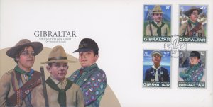 Gibraltar 1080-3 FDC cover Scout (2110 156)