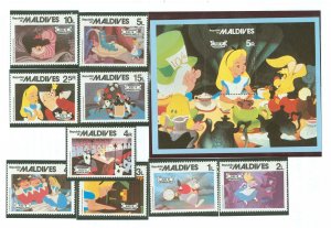 Maldive Islands #887-896 Mint (NH) Single (Complete Set) (Disney)