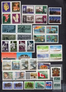 CANADA 1989 COMPLETE YEAR SET OF 45 STAMPS MNH