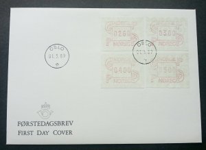 Norway OSLO 1989 ATM (Frama Label stamp FDC)