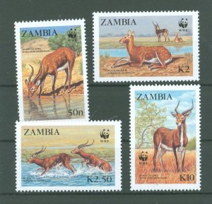 Zambia #427-430  Single (Complete Set) (Wildlife)