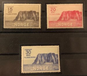 Norway 1930 Year N 159-61 Nordkapp I set of 3 mint stamps in perfect condition !