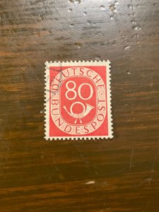 Germany SC 684 Used 80pf Numeral & Post Horn (1) - VF/XF